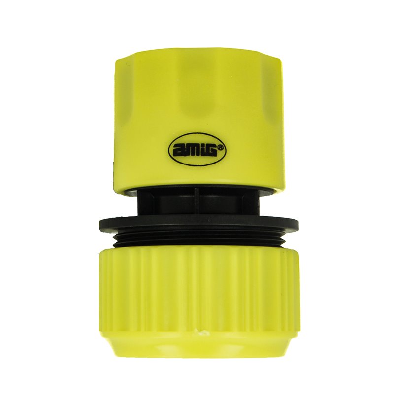 Empalme rápido manguera AMIG Mod. R54 Verde pistacho-Negro 3/4'' - 1''