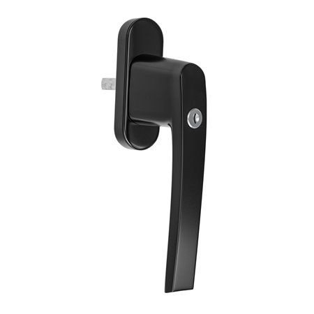 Manilla para ventana con llave AMIG Mod. 2550 Negro Cuadradillo 7 mm - Pack 2 uds