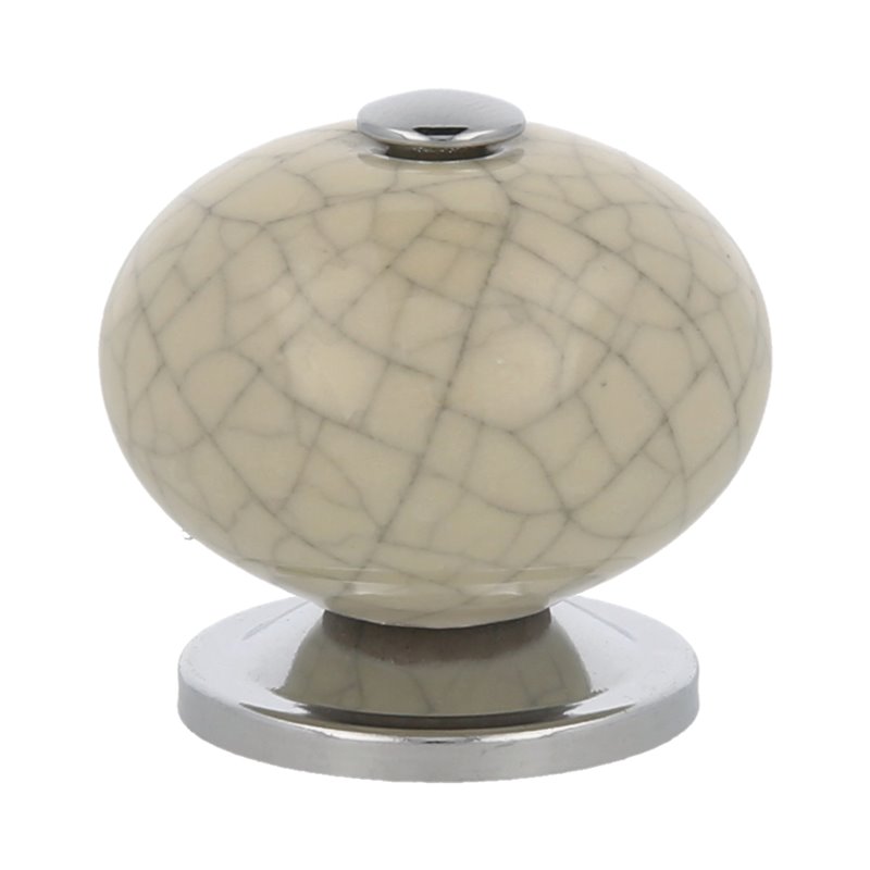 Pomo AMIG Mod. 824 Porcelana craquelada Ø39 mm