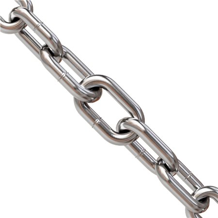 Cadena malla genovesa AMIG Mod. 30215 Galvanizado Ø5 x 21 mm 2,5 m - Pack 4 uds