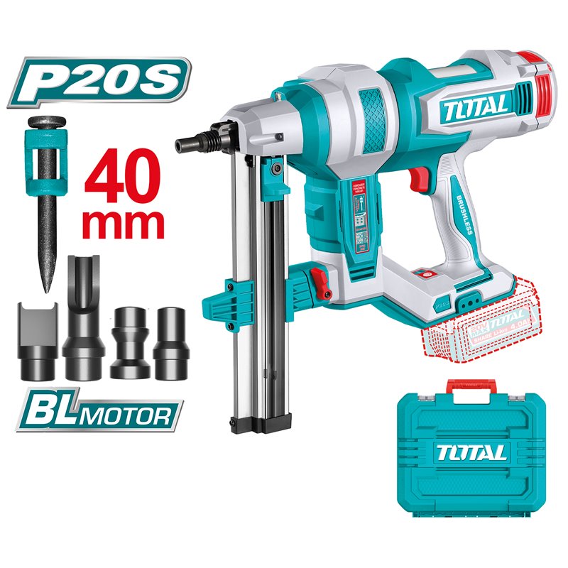 Clavadora pins a batería TOTAL TCNLI9005 20V