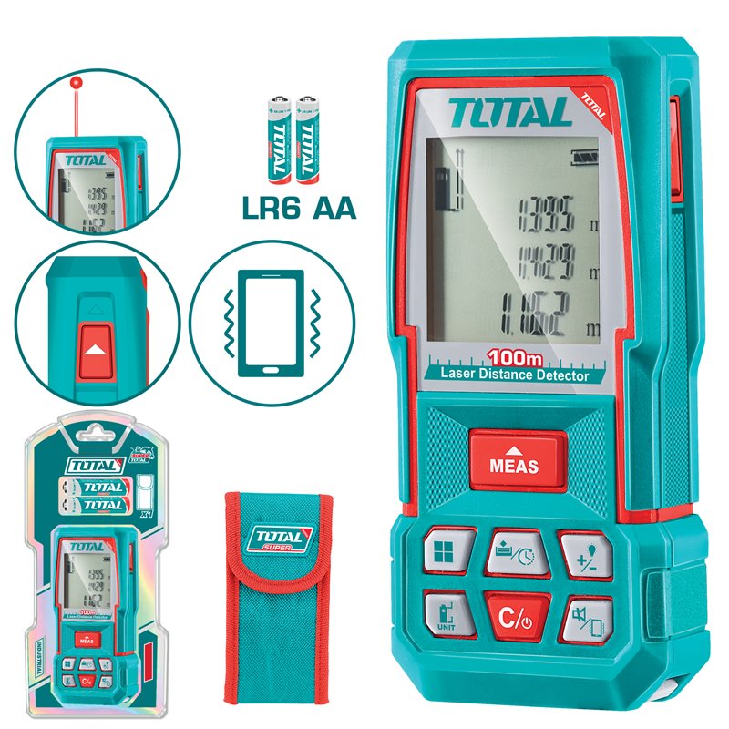 Medidor de distancia laser TOTAL TMT51036