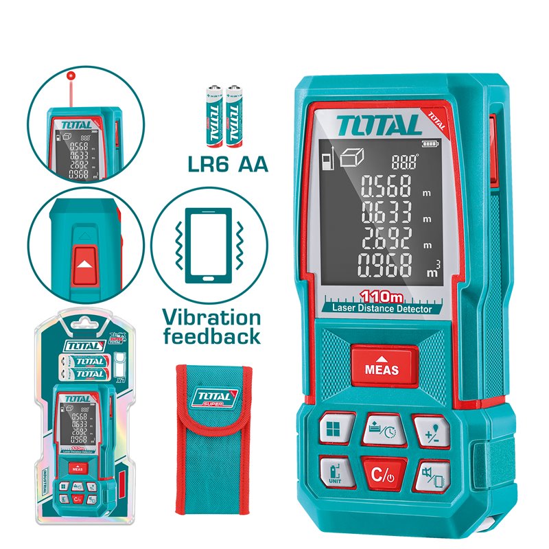 Medidor de distancia laser TOTAL TMT510369