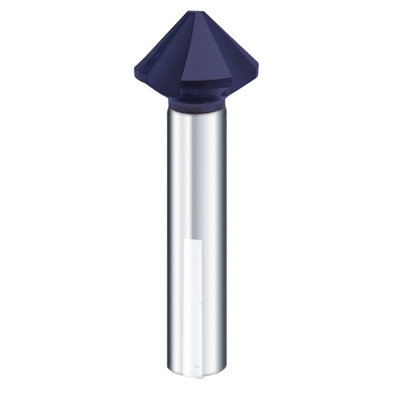 Avellanador HSS-TiN negro DIN 335 C 90° U-Flute serie 267 Evomaxx