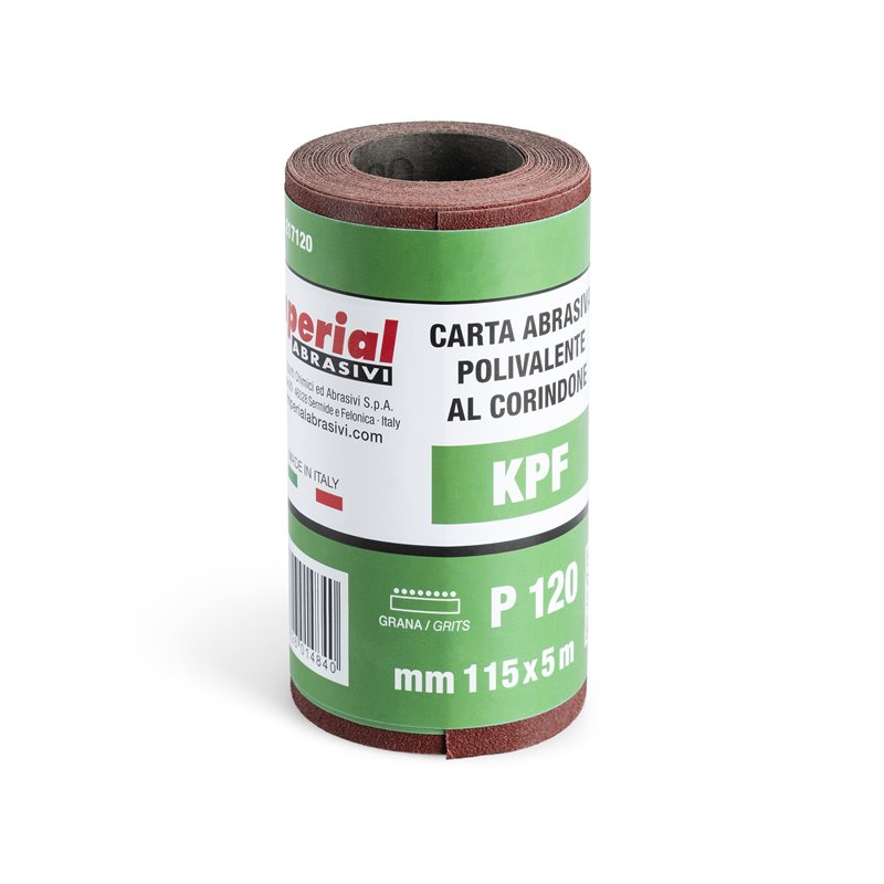 ROLLO 5M LIJA UNIVERSAL KPF 115MM GR60 IMPERIAL IM-KPF217060