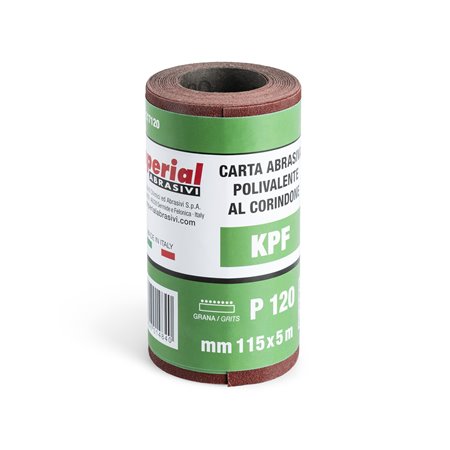 ROLLO 5M LIJA UNIVERSAL KPF 115MM GR100 IMPERIAL IM-KPF217100