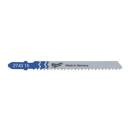 Segueta para Aluminio 75mm paso 3mm - 5uds MILWAUKEE Ref.4932274315