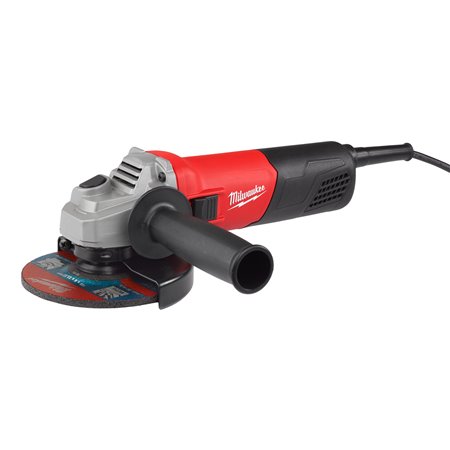 Amoladora angular de 800W, diámetro del disco 125mm, 11500rpm, relé de baja tensión, interruptor de botón con bloqueo