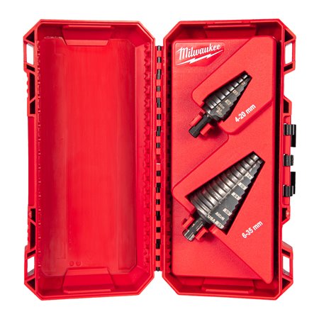 Juego de 2 brocas escalonadas de cobalto  MILWAUKEE Ref.48899398