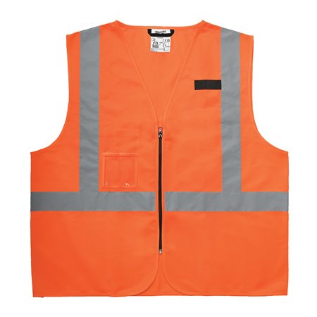 Chaleco alta visibilidad contractor Naranja - 4XL/ 5XL - 1 ud