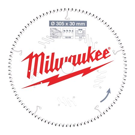 Disco MS W 305x30x3,0x100 ATB neg. MILWAUKEE Ref.4932471322