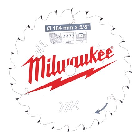 Disco P W 184x5/8x1,6x24 ATB MILWAUKEE Ref.4932471378