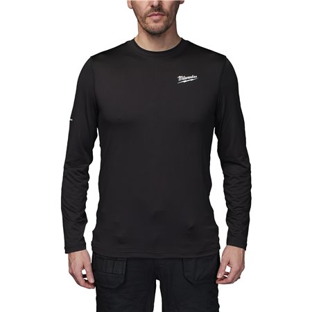 WORKSKIN CWB Layer Long Sleeve Blk L MILWAUKEE