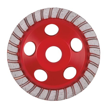 Copa diamante DCWUT125 Turbo 125mm (Para redondear ángulos y acabados suaves) MILWAUKEE Ref.4932451187
