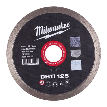 Disco diamante CONTINUO - DHTi 125mm MILWAUKEE Ref.4932399553