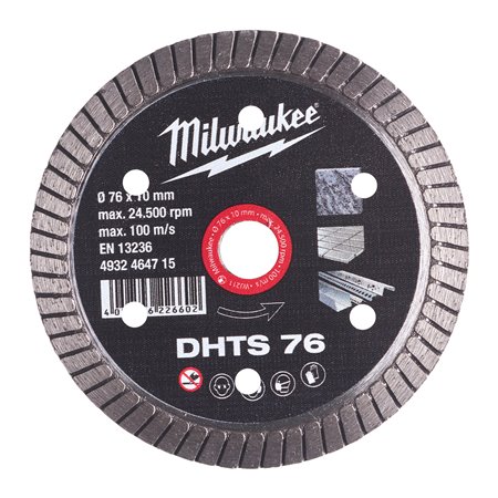 Disco de diamante de 76mm MILWAUKEE Ref.4932464715