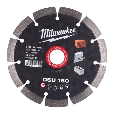 Disco diamante ROZADORAS - DSU 150mm MILWAUKEE Ref.4932373148