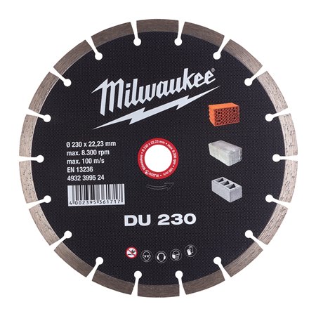 Disco diamante GENERAL OBRA - DU 230mm MILWAUKEE Ref.4932399524