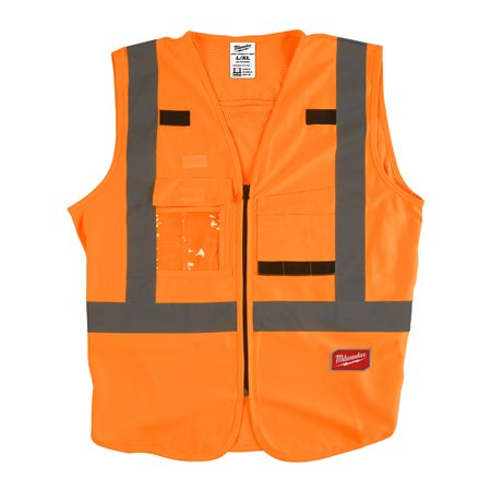 Chaleco alta visibilidad Naranja - L / XL - 1 ud