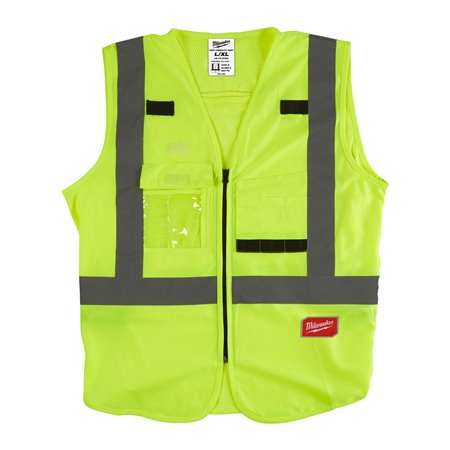 Chaleco alta visibilidad Amarillo - L / XL - 1 ud