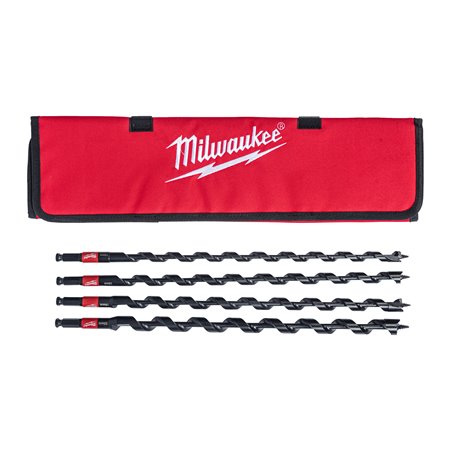 Estuche de tela de Auger Impacto de 4 piezas MILWAUKEE Ref.48136780