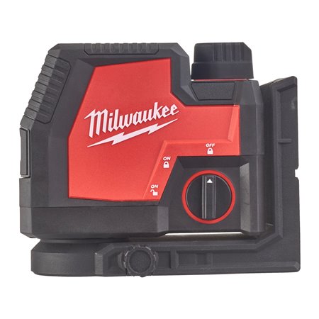 Nivel láser de 2 líneas REDLITHIUM™ USB, verde, ajuste fino, protección IP54. Incluye pinza para techos. Se suministra con 1 bat
