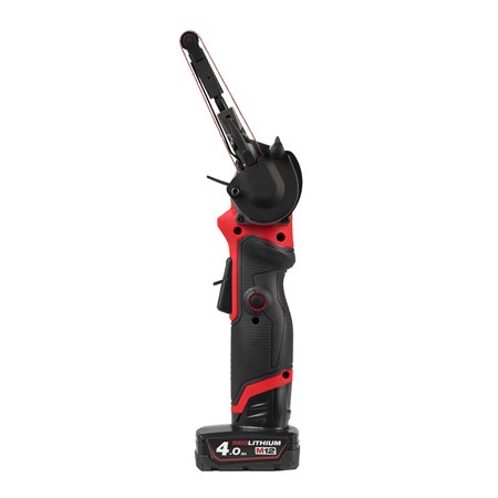 Lijadora de banda subcompacta M12 FUEL™, ancho de banda 10mm, 2 modos: 0-7.200/0-14.500rpm, ajuste de la cabeza de 360°, cambio 