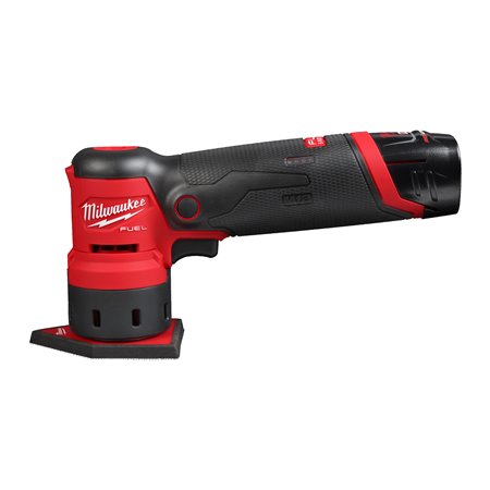 Lijadora de detalles subcompacta M12 FUEL™, 4 modos, 0-14.000rpm, tamaño de lija delta 88,8x63,5mm, 1,5mm de oscilación. Incluye