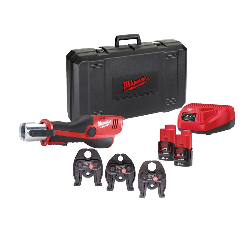 Prensadora hidráulica subcompacta M12™ FORCE LOGIC™, fuerza de prensado 19kN, 40000 ciclos de prensado entre mantenimientos, cap