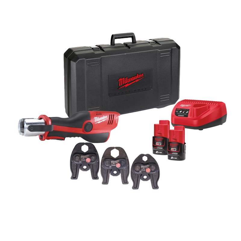 Prensadora hidráulica subcompacta M12™ FORCE LOGIC™, fuerza de prensado 19kN, 40000 ciclos de prensado entre mantenimientos, cap