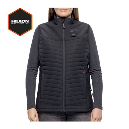 Chaleco híbrido güateado calefactado para mujer M12™, L