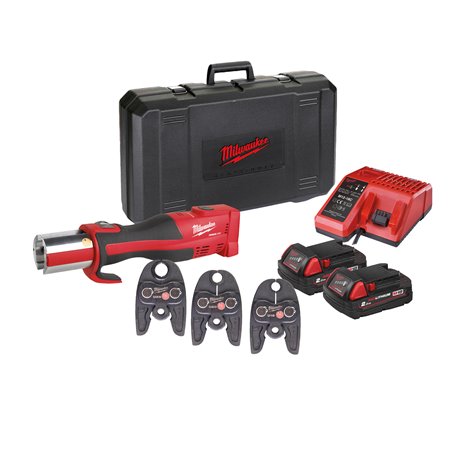Prensadora hidráulica sin escobillas M18™ FORCE LOGIC™, fuerza de prensado 32kN, 40000 ciclos de prensado entre mantenimientos, 