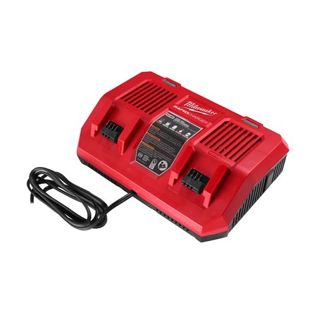 Cargador rápido doble puerto M18™, carga simultánea de 2 baterías M18™