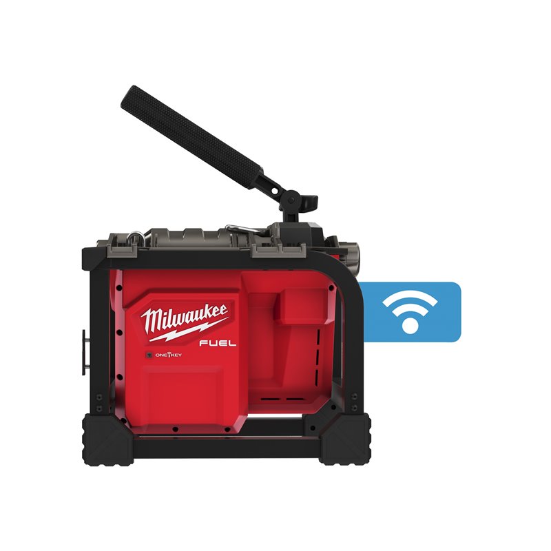 Desatascadora seccional de alcantarillado compacta M18 FUEL™, alimentación automática, longitud máxima del cable 50m, máximo diá