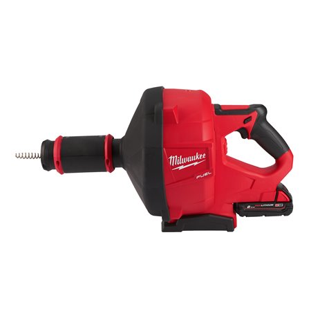 Desatascadora M18 FUEL™, alimentación automática, espiral de 10mm, longitud del cable 10,6m, máximo diámetro de tubería 75mm. In
