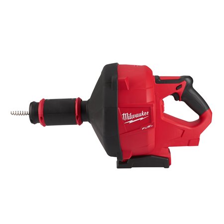 Desatascadora M18 FUEL™, alimentación automática, espiral de 8mm, longitud del cable 10,6m, máximo diámetro de tubería 75mm. Inc