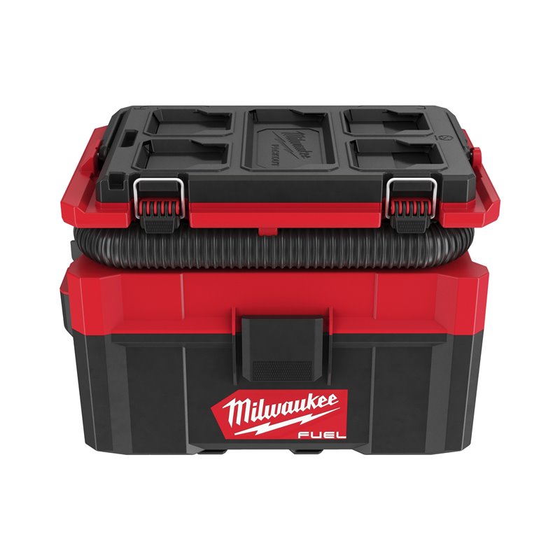 Aspirador húmedo/seco M18 FUEL™ PACKOUT™, capacidad sólidos 9,5l, capacidad liquidos 7,0l, volumen de aire 1.416l/min, máxima po