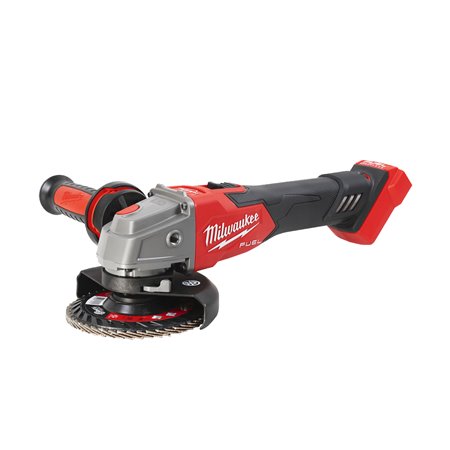 Amoladora angular M18 FUEL™, diámetro del disco 125mm, freno RAPIDSTOP™, velocidad variable de 5 posiciones, 3500-8500rpm, AVS, 