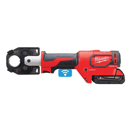 Crimpadora de cable hidráulica M18™ ONE-KEY™ FORCE LOGIC™, fuerza de prensado 53kN, capacidad máxima 300mm². Se suministra con 1