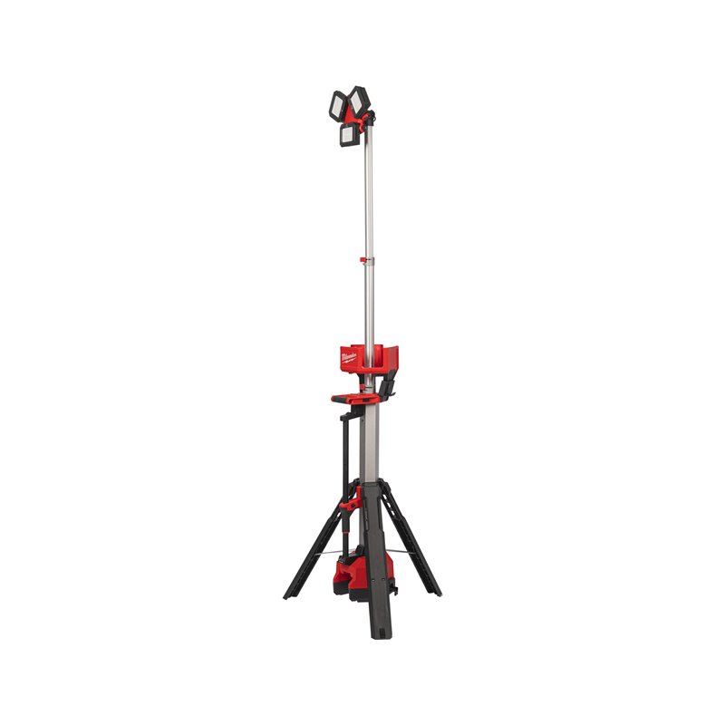 Trípode de iluminación híbrido LED M18™ TRUEVIEW™, extensible 1-2,2m, protección IP34, 3 cabezales ajustables, híbrido AC/DC, ca