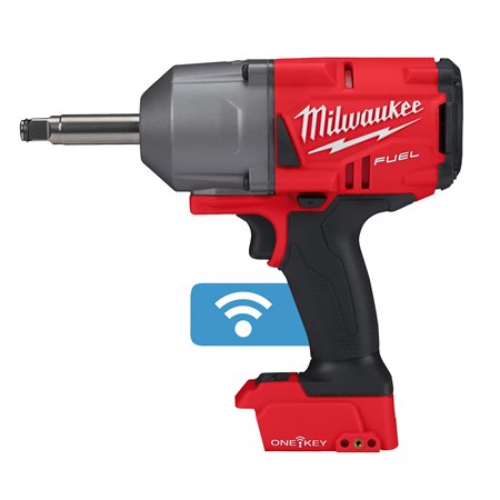 Llave de impacto de alto par con eje extendido M18 FUEL™ ONE-KEY™, recepción 1/2" con anillo de fricción, eje extendido de 75mm,