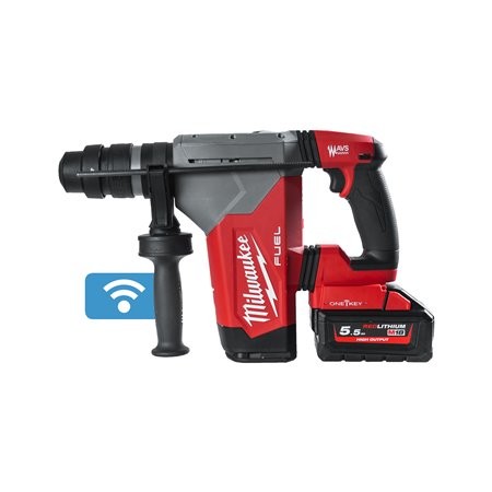 Martillo combinado SDS-Plus M18 FUEL™ ONE-KEY™, 4 modos, 5J de energía de impacto, capacidad máxima 32mm, 0-800rpm, 0-4.600bpm, 