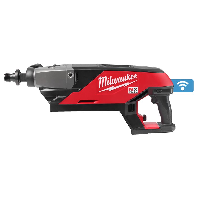 Perforadora de diamante MX FUEL™ de 150mm de capacidad máxima de perforación con ONE-KEY™. Se suministra en versión cero, sin ba