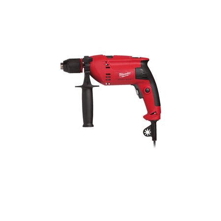 Taladro percutor de 630W, 1 velocidad, portabrocas automático 1,5-13mm, par máximo 21Nm