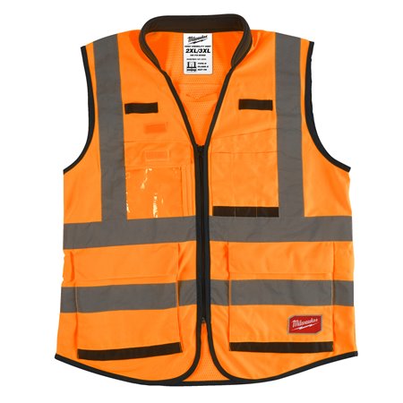 Chaleco alta visibilidad premium Naranja - XL - 1 ud