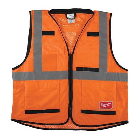 Chaleco alta visibilidad premium Naranja - S / M - 1 ud