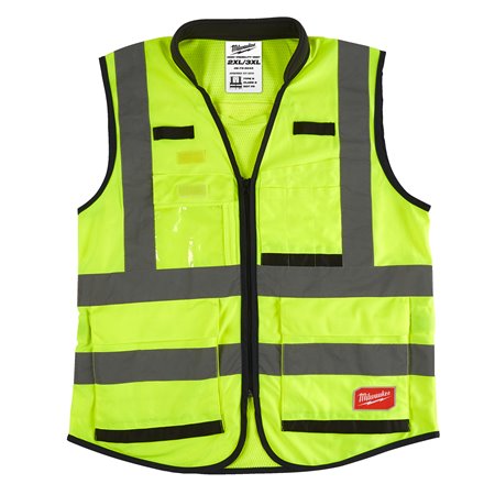 Chaleco alta visibilidad premium Amarillo - XL - 1 ud