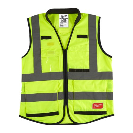 Chaleco alta visibilidad premium Amarillo - L / XL - 1 ud