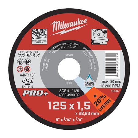 D.abrasivo PRO+ 1'5mm SCS41 / 125mm (Pedir en múltiplos de 50uds)