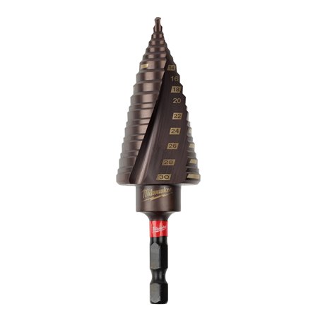 Broca escalonada Shockwave™ 4 a 30mm - paso de 2 y 3mm MILWAUKEE Ref.48899265
